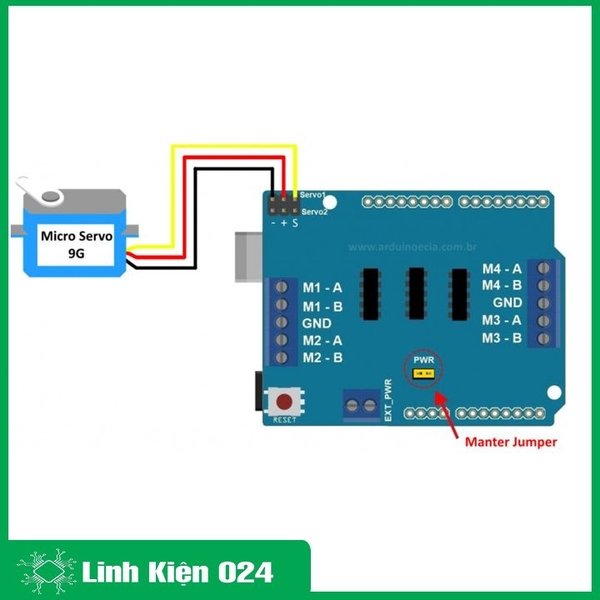 Module Điều Khiển Động Cơ L293D (K4B13)