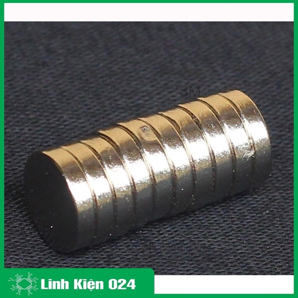 Bộ 10 Viên Nam Châm Đất Hiếm 8x2mm (Từ Tính Hút Cực Mạnh)