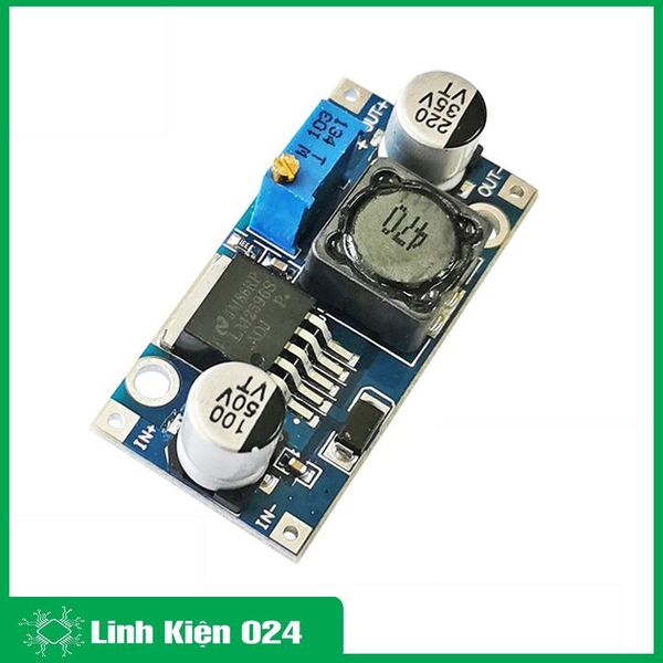 Mạch Hạ Áp Buck DC-DC LM2596 3A ( Vào 4-35VDC - Ra 1-30VDC ) (K2D3)