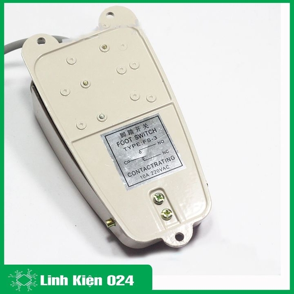 Công Tắc Bàn Đạp Chân 220VAC-10A FS-3