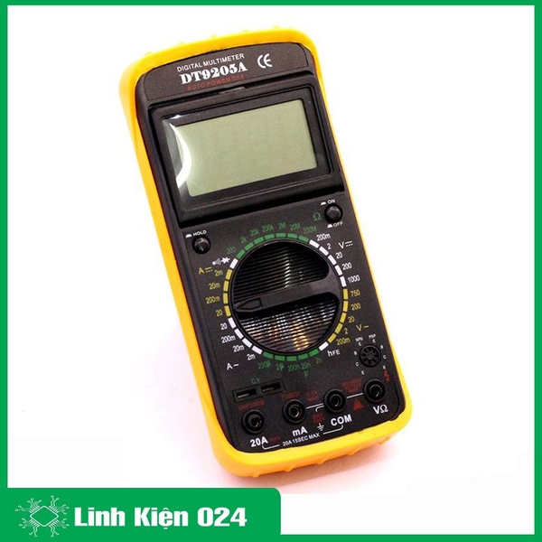 Đồng Hồ Đo Điện Vạn Năng DT9205A (BH 03 Tháng)