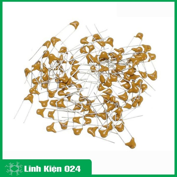 Gói 50 Con Tụ Gốm Vàng 50V Loại Tốt - 104 (0,1uf)