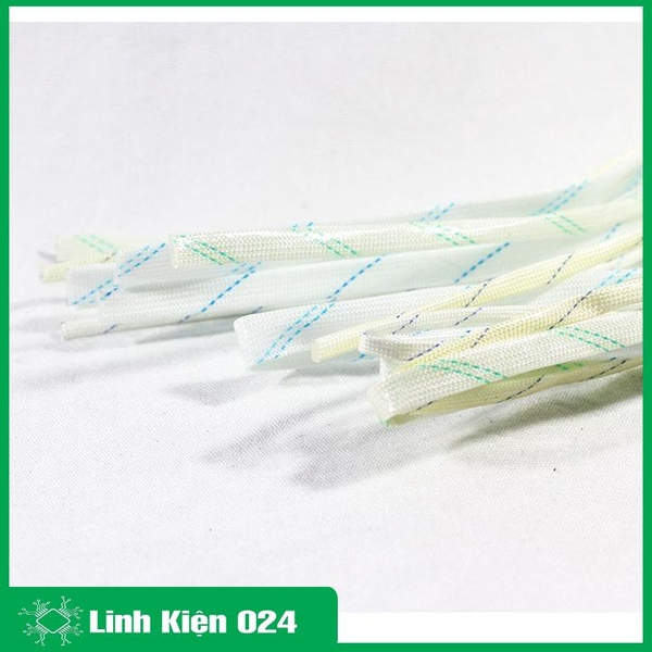Bộ 5 Ống Gen Cách Điện Sợi Thủy Tinh 2,3,4,5,6mm Mỗi Loại 1m Chịu Nhiệt Cao