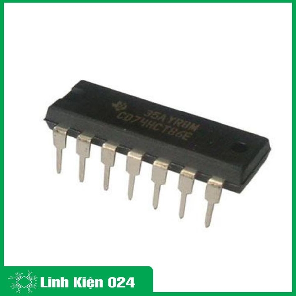 74LS86 Quad 2-Input XOR Gates Kiểu Chân DIP14