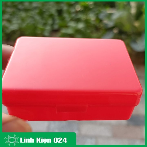 Hộp Nhựa Đỏ Kích Thước 6.8x5x2.5cm Hộp Lưu Trữ