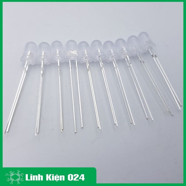 Led Đục 5mm Gói 1000 Bóng -Chân Dài (Ánh Sáng Dịu) - Vàng