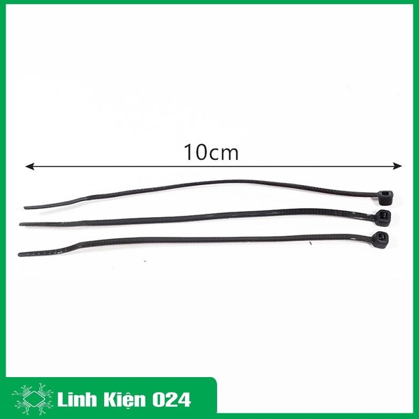 Gói 1000PCS Dây Thít  Đen 3x100mm