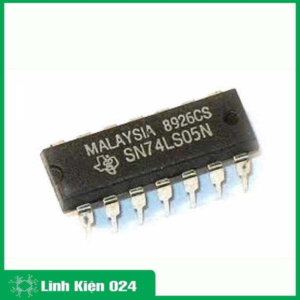 Chíp 74LS05 Hex Inverter DIP14 (K9H15)