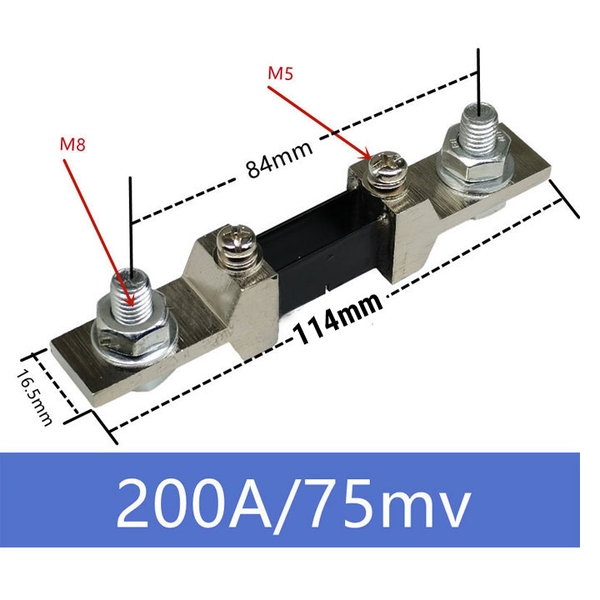 Điện trở Shunt 75mA 50A/100A/200A