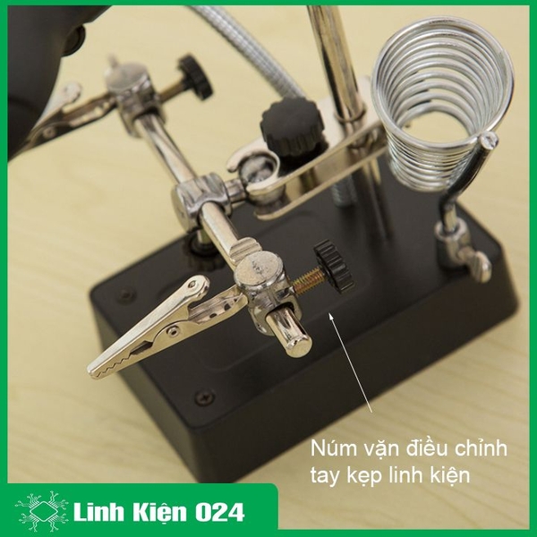 Kính Lúp Đôi Để Bàn Có Đèn Led Chiếu Sáng TE-800