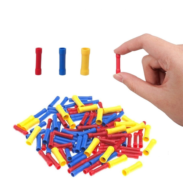 (Gói 100 cái) Ống Nối Đây Điện Thẳng , Cos Nối Dây Điện, BV1.25 / BV 2 / BV5.5