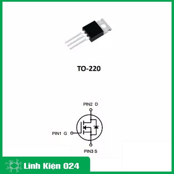MOSFET 2N60 TO-220 2A 600V N-1CH (K9C1)