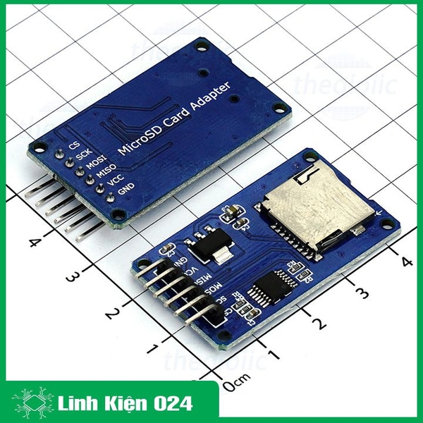 Module Đọc Thẻ Nhớ Micro SD/Micro SDHC SPI (K2K15)