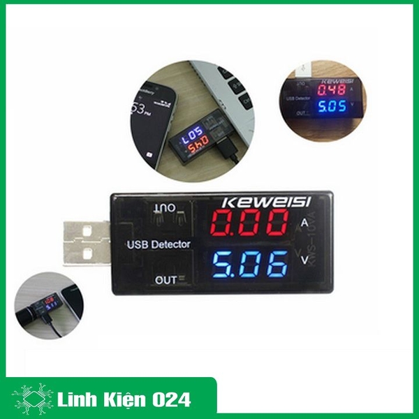 USB Đo Dòng - Đo Áp V2 (K2I2)