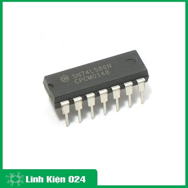 74LS86 Quad 2-Input XOR Gates Kiểu Chân DIP14
