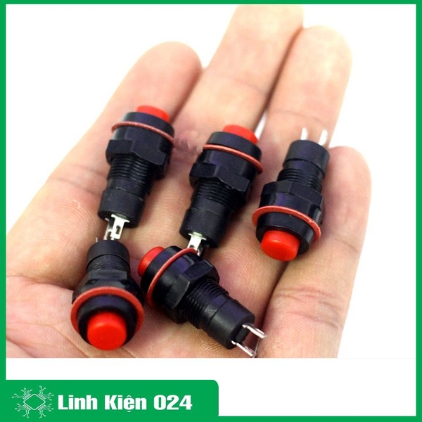 Bộ 5 Nút Nhấn Đề Vỏ Nhựa Không Giữ Trạng Thái