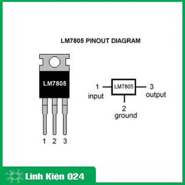 Combo 20 IC Nguồn Lm7805 1.5A TO-220(k9b5)