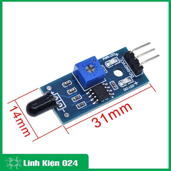 Module Led Thu Hồng Ngoại/ Phát Hiện Lửa(k3b20)