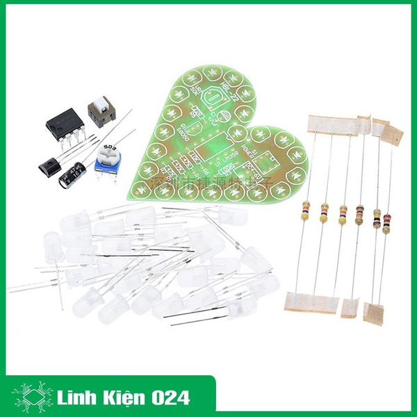 Bộ Mạch Trái Tim Mini Tự Ráp