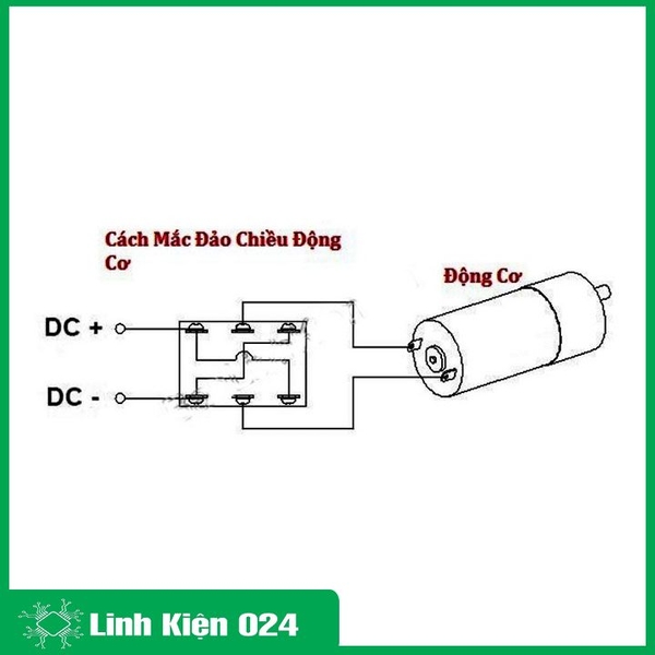 Công Tắc Gạt Đảo Chiều Động Cơ 1322 6 Chân 250VAC-15A - Combo 2 chiếc