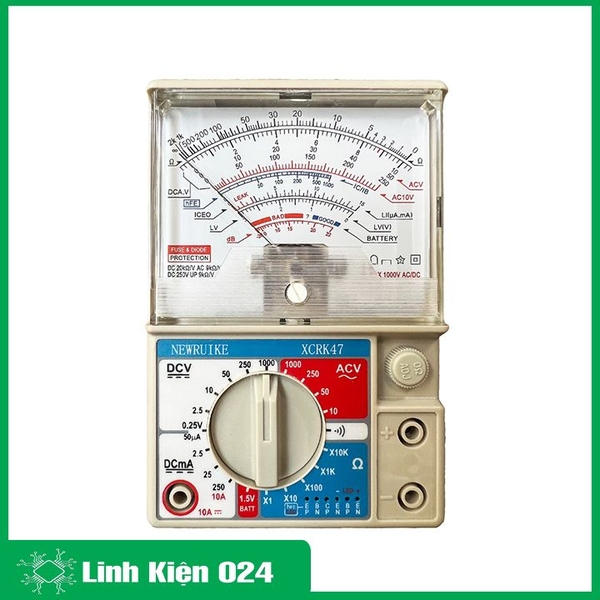 Đồng Hồ Vạn Năng Chính Xác Cao Có Bảo Vệ Mạch XCRK47 Có Hộp Bảo Vệ Bên Ngoài