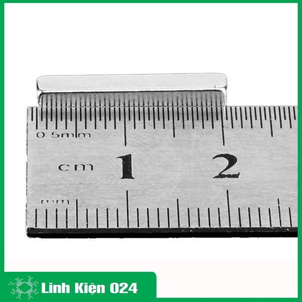 Bộ 10 Viên Nam Châm Đất Hiếm 20x5x3mm Siêu Từ Tính