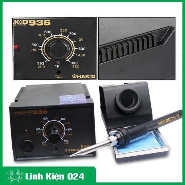 [BH 06 Tháng] Trạm Hàn, Máy Hàn Hakko 936 - Điều Chỉnh Nhiệt Độ Tiện Dụng