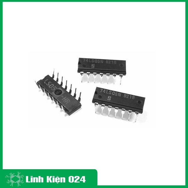 Chíp 74LS05 Hex Inverter DIP14 (K9H15)