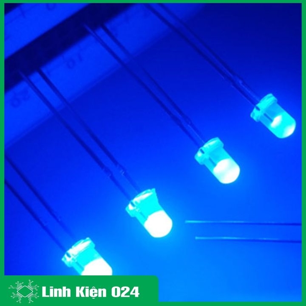 Gói 100 Con Led Đục 3mm - Xanh Lá