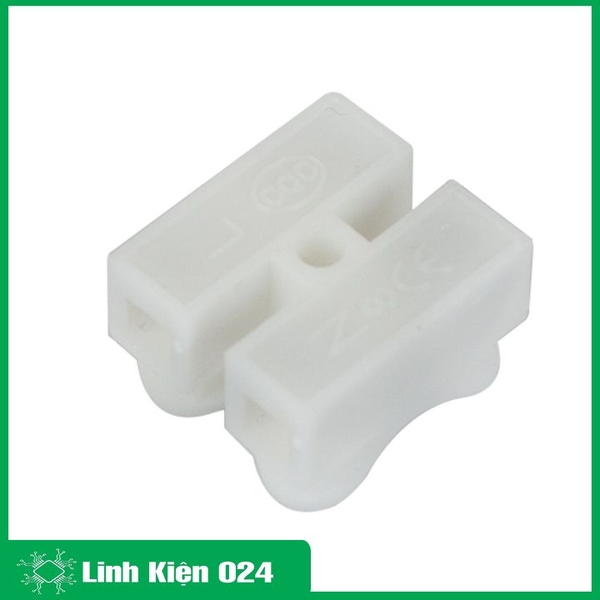 Bộ 10 Cầu Nối Dây Điện 2P- Trắng