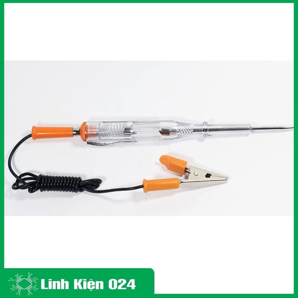 Bút Thử Điện Asaki 6-12-24 VDC (Kèm Dây Kẹp)