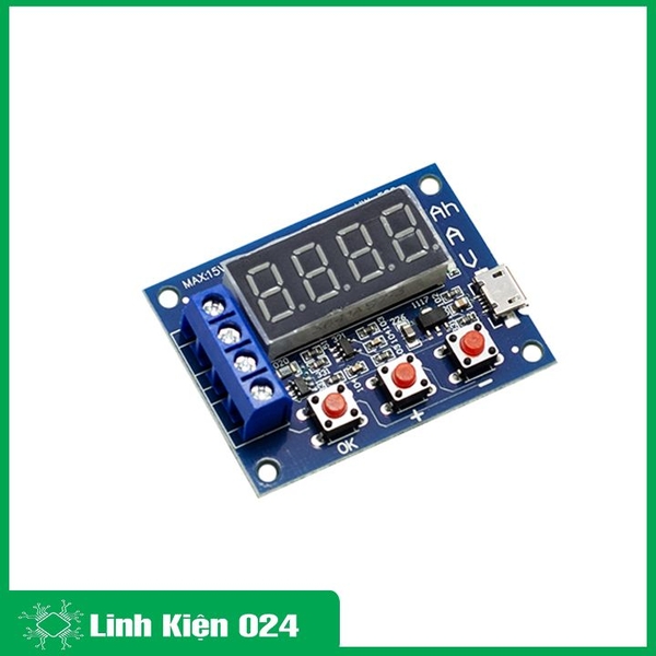 Mạch kiểm tra dung lượng pin Lithium 18650 Li-Ion Hw-586 Zb2L3 1.2v 12v (K2F6)