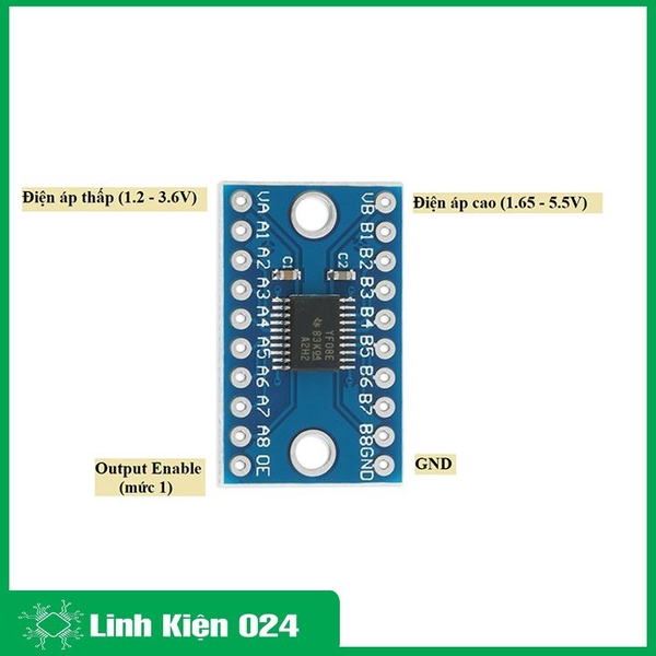 Mạch Chuyển Đổi Mức Logic 2 Chiều 8 Kênh TXS0108 k2k17