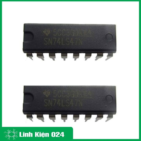 IC 74HC47 BCD to 7-Segment Decoder/Driver with Open-Collector Outputs (K9I13)