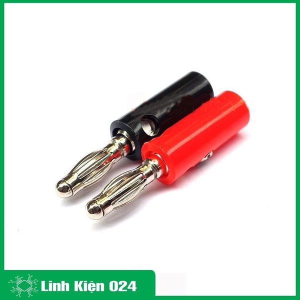 Combo 8 Jack Nối JS90 Và Bắp Chuối ( 2 JS90 Đỏ, 2 JS90 Đen, 2 Bắp Chuối Đỏ, 2 Bắp Chuối Đen )