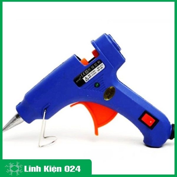 Súng Bắn Keo Nến 220VAC 60W - Tặng 5 Cây Keo Nến Đốt Lớn - Xanh