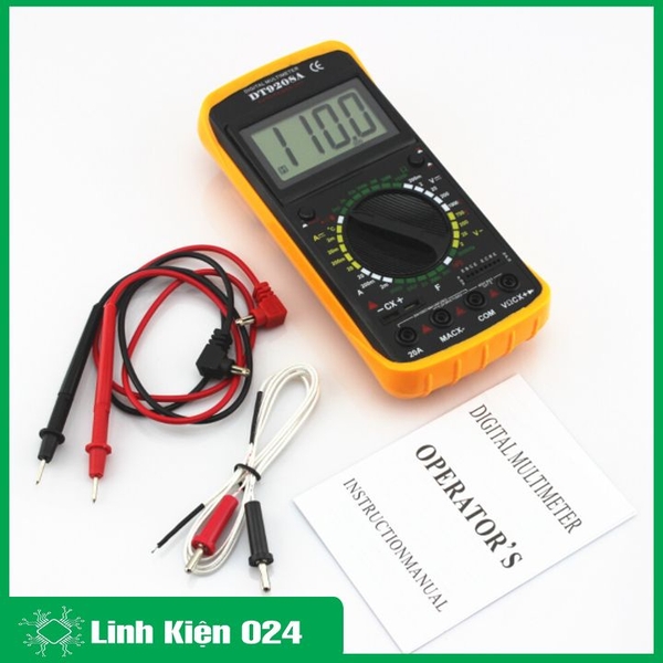 Đồng Hồ Đo Vạn Năng DT-9208A ( BH : 3 Tháng )