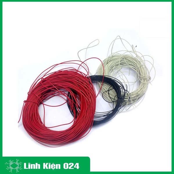 Dây Điện Nhỏ Nguyên Cuộn ( Lõi nhiều Sợi ) Dài 100m - Đen