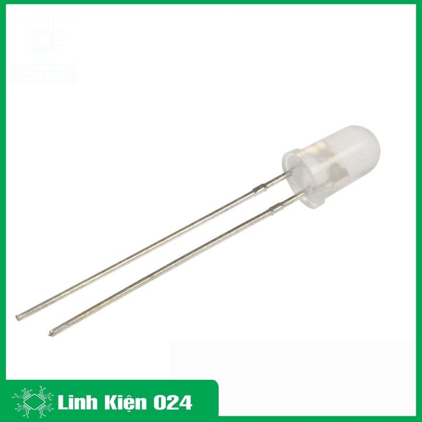 Led Đục 5mm Gói 1000 Bóng -Chân Dài (Ánh Sáng Dịu) - Vàng