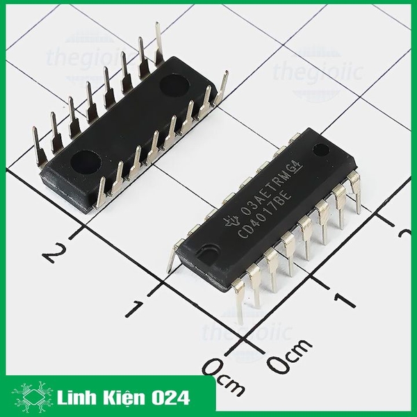 IC Đếm Thập Phân CD4017