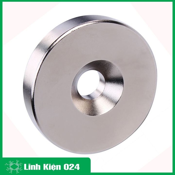 Nam Châm Đất Hiếm Tròn Có Lỗ Nhiều Kích Thước - 1 Viên