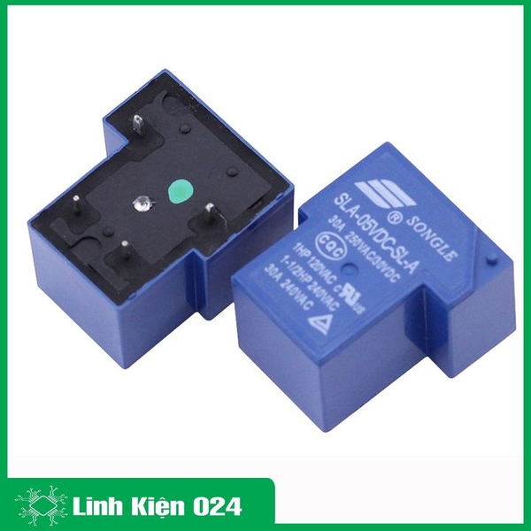 Công Tắc Chuyển Đổi - Relay Songle SLA 30A - 5V 4 Chân (K4F1)