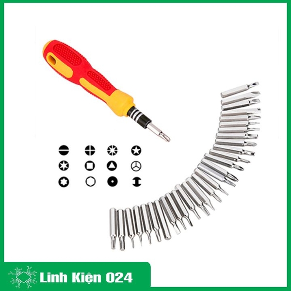Bộ Tua Vít Đa Năng 31 đầu - Hộp Tròn