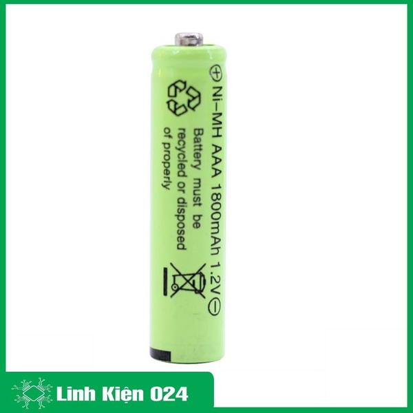 Pin Sạc AAA 1.2V 1800mA (K2E15-2)