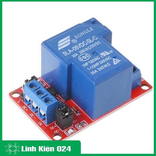 Module Relay 30A 250VAC High / Low 1 Kênh - 5VDC (K4A5)