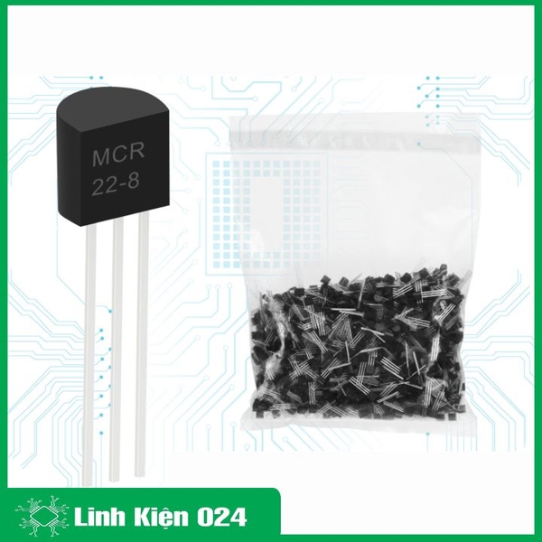 MCR22-8 TO92 Thyristor 1.5A 600V k9f3-3