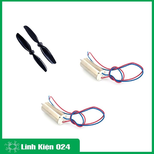 Động Cơ Máy Bay Coreless 8520+Cánh 75mm (1 Đôi )