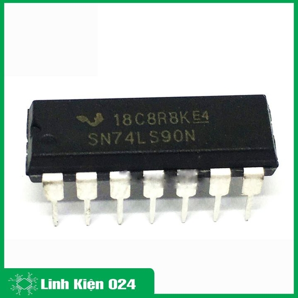 Đếm thập phân 74LS90 DIP14 (k9H19)