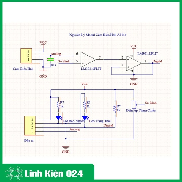 Module Cảm Biến Hall A3144 V1 (K3B15)