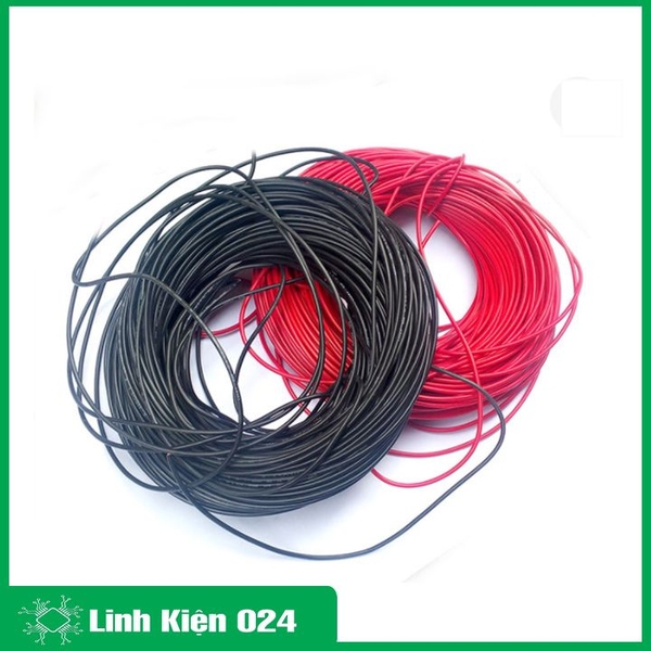 Dây Điện Nhỏ Nguyên Cuộn ( Lõi nhiều Sợi ) Dài 100m - Đen